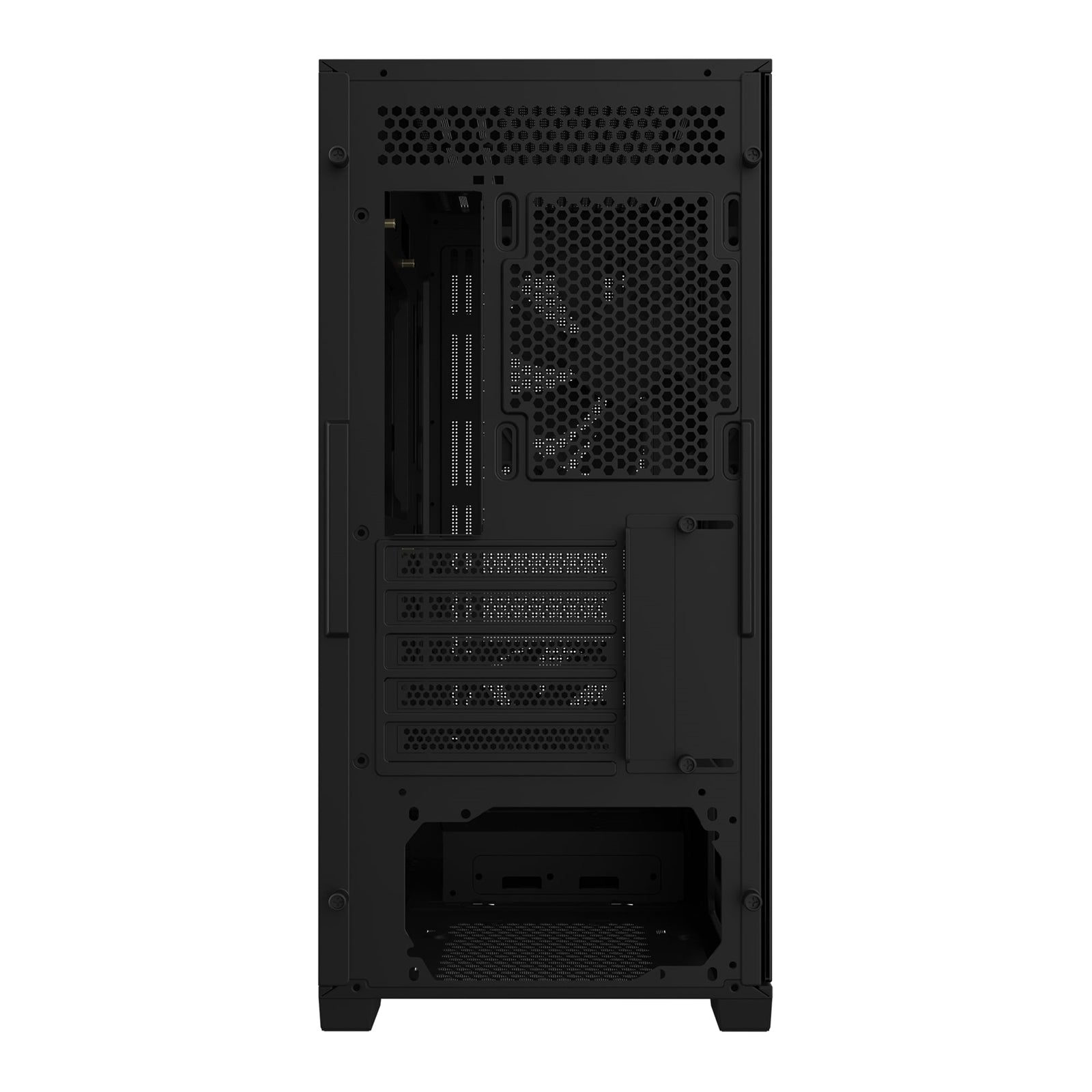 Gigabyte C102 GLASS Mid Tower PC Case - Black, Tempered Glass Side Panel, Optimized Airflow, Dual USB 3.0 Ports, Supports Liquid Cooling Up to 360mm