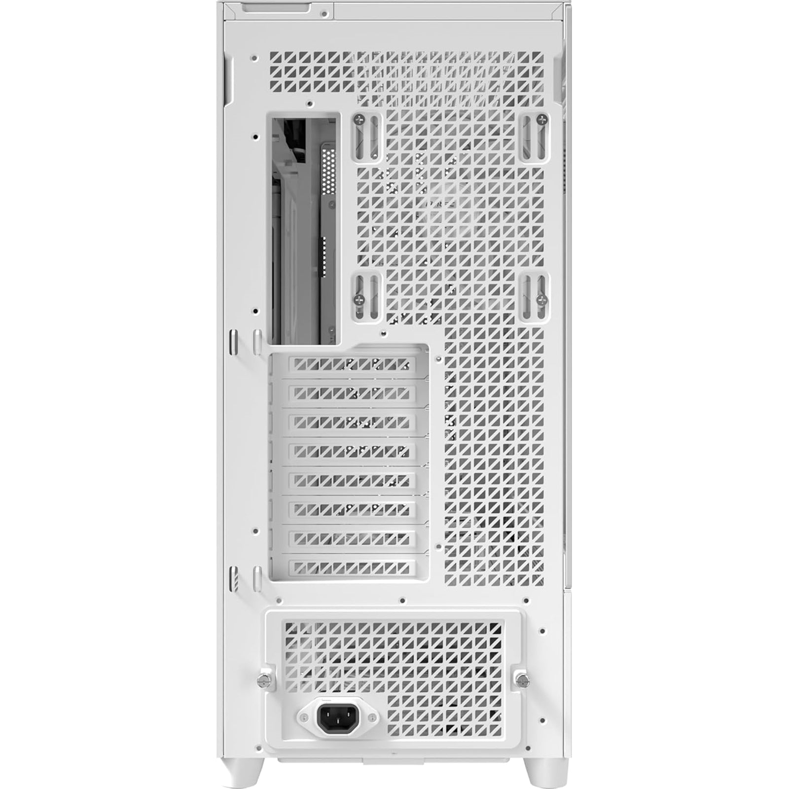 Antec Flux PRO Full Tower PC Case with Tempered Glass, White/Wood, 6 Pre-Installed Fans, USB Type-C, E-ATX/ATX/mATX/mITX Compatibility