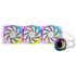 ANTEC Vortex 360 ARGB AiO Liquid CPU Cooler, White, Universal Socket, 360mm Radiator, PWM 2000RPM Fusion ARGB Cooling Fans, Addressable RGB LED Lighting with Suspended Spiral Pump Head Design