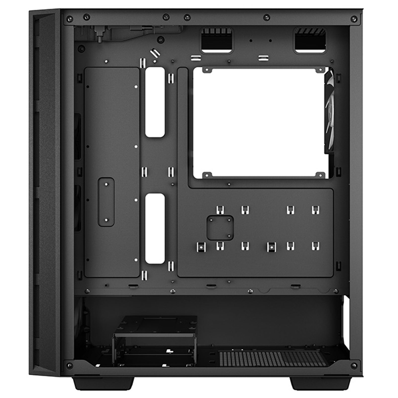 DeepCool MATREXX 55 V4 C Mid-Tower ATX Case, Type-C and USB 3.0,  front ARGB fans and front LED strip, Tempered Glass Side Panel