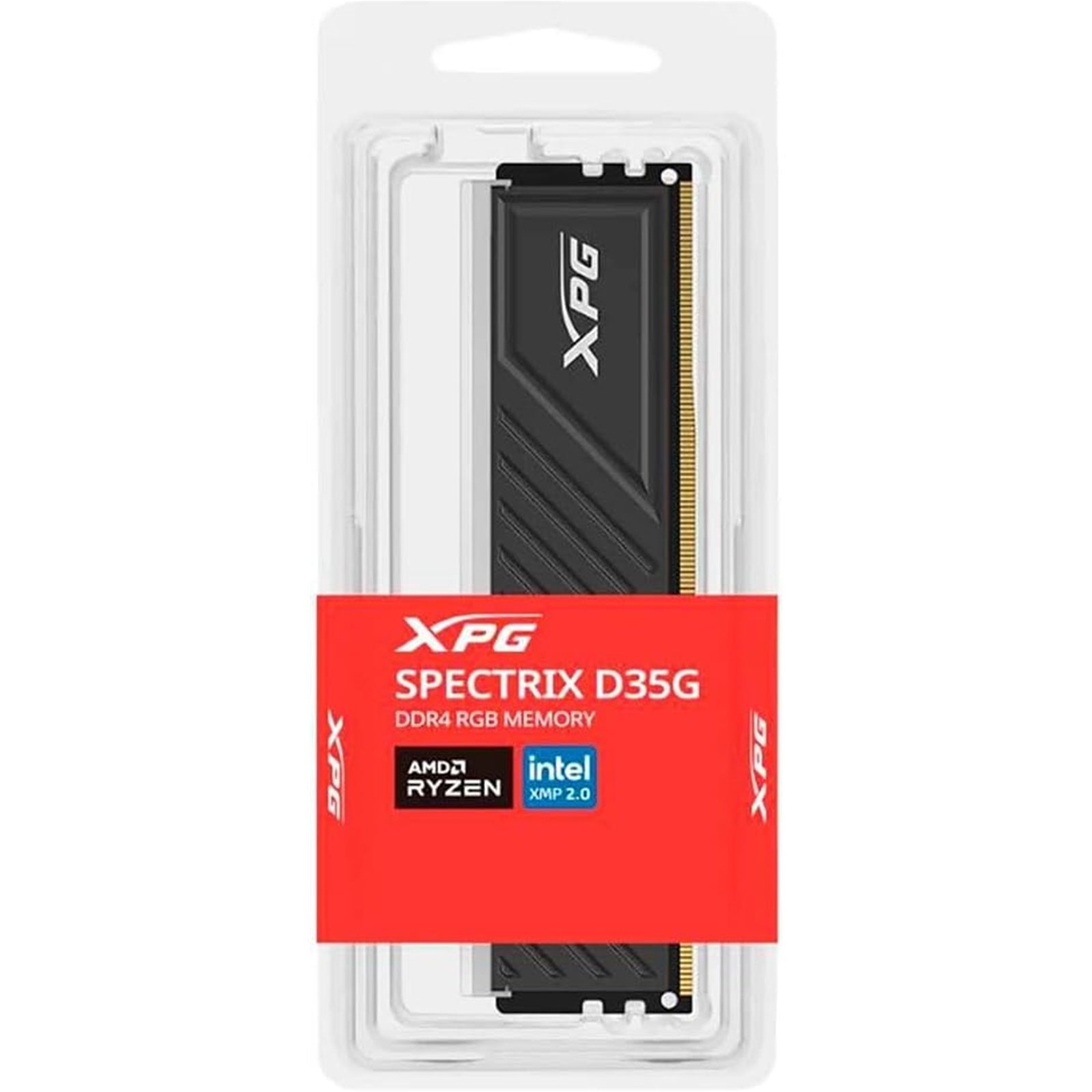 Adata XPG Spectrix D35G AX4U360016G18I-SBKD35G DDR4 3600MHz 16GB (1 x 16GB) CL16 RGB Black System Memory