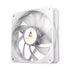 Antec P12 ARGB PWM 120mm Fan 3 Pack - 4-Pin, White, High-Airflow Cooling, 9-Blade Design with Anti-Vibration Pads