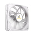 Antec P12 ARGB PWM 120mm Fan 3 Pack - 4-Pin, White, High-Airflow Cooling, 9-Blade Design with Anti-Vibration Pads