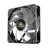 Antec P12 ARGB PWM 120mm Fan 3 pack - 4-Pin, Black, High-Airflow Cooling, 9-Blade Design with Anti-Vibration Pads