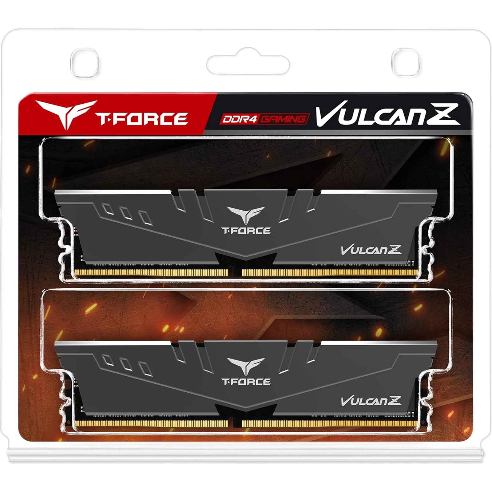 Team T-Force Vulcan Z 64GB Silver Heatsink (2 x 32GB) DDR4 3200MHz DIMM System Memory