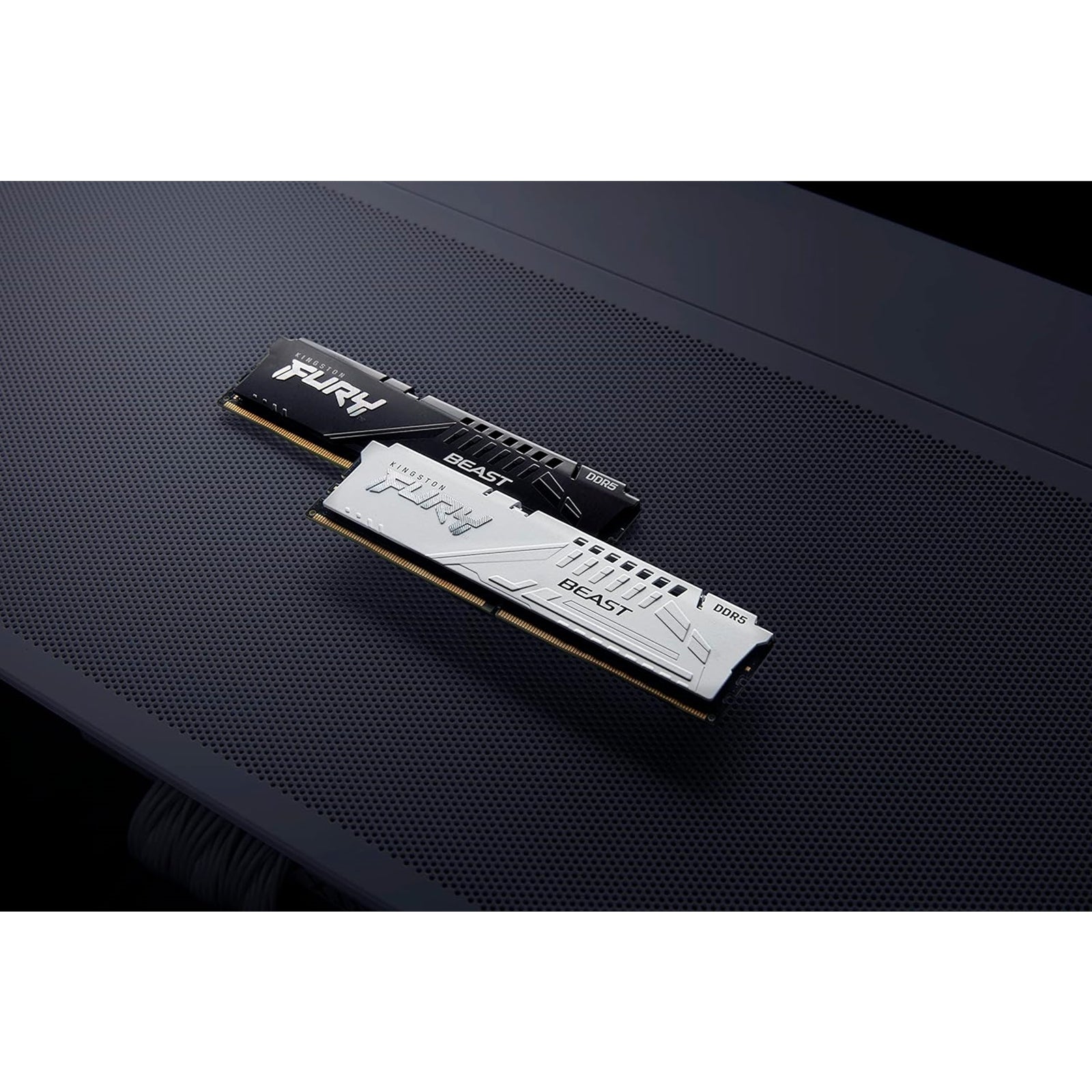 Kingston FURY Beast RGB KF564C32BWEK2-64 64GB (32GB x2) DDR5 6400MT/s White System Memory