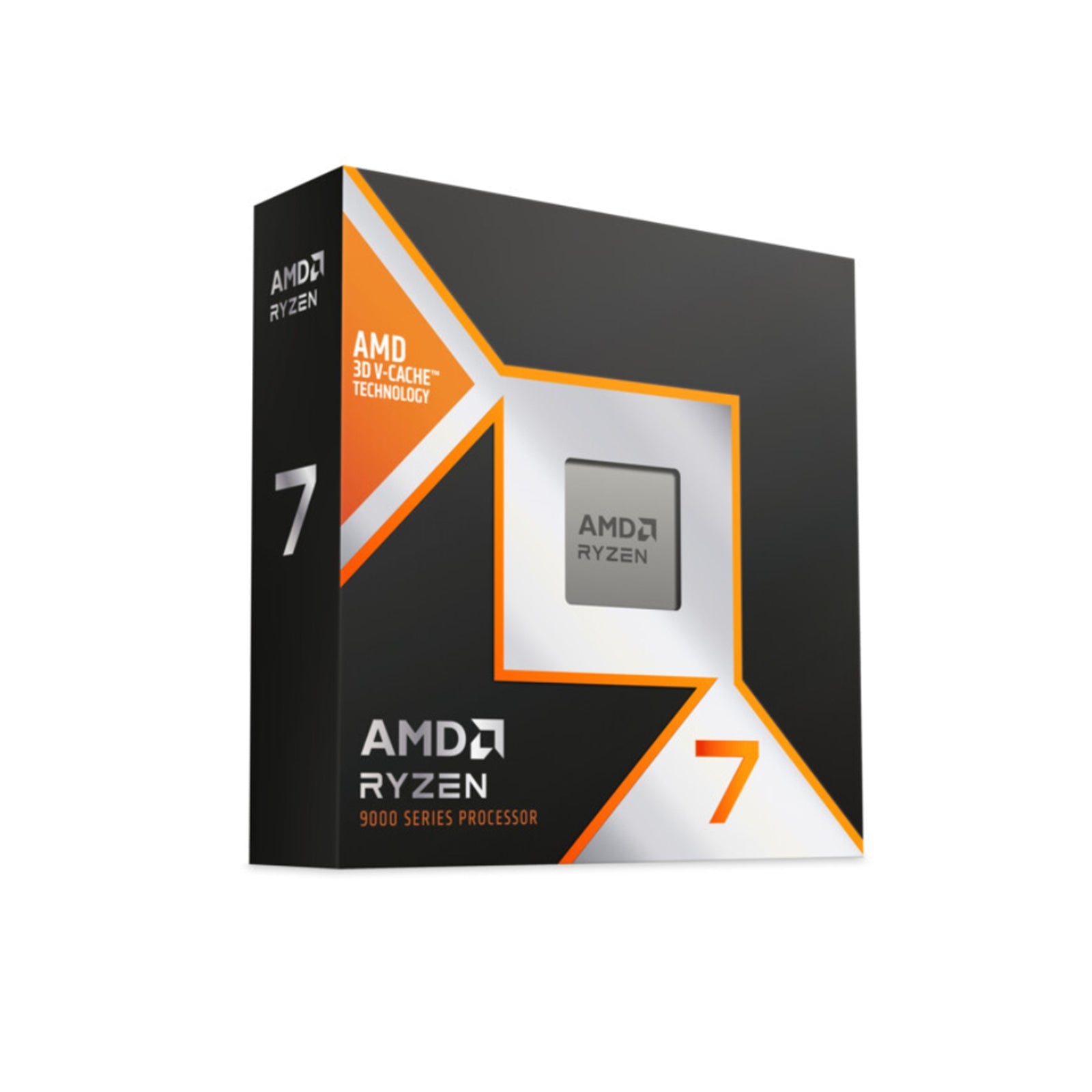 AMD Ryzen 7 9800X3D CPU, AM5, 4.7GHz (5.2 Turbo), 8-Core, 120W, 104MB Cache, 4nm, 9th Gen, Radeon Graphics, NO HEATSINK/FAN