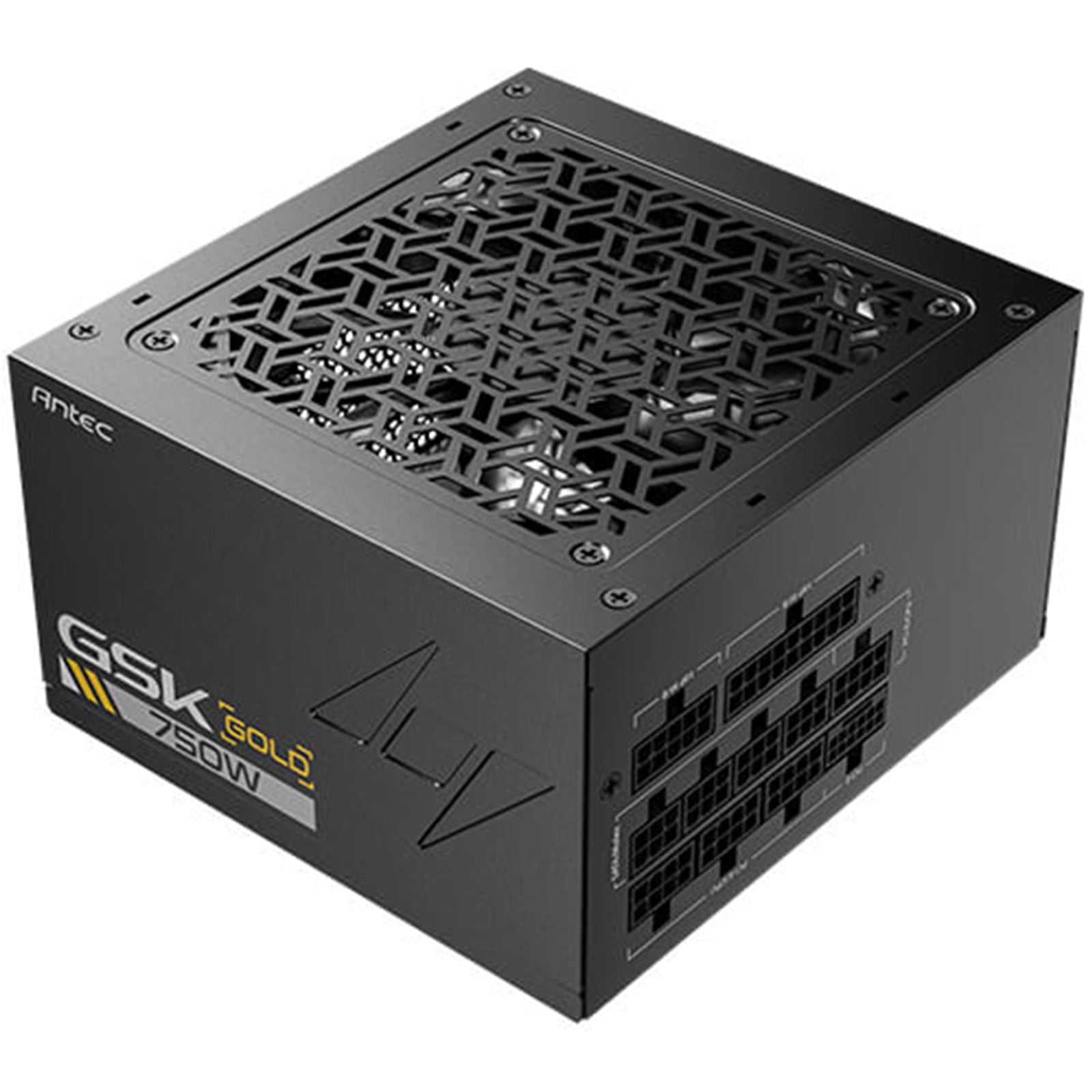 Antec GSK ATX3.1 750W Power Supply - 80 PLUS Gold, Full Modular, PCIe 5.1, JP Capacitors, Zero RPM Manager, 7-Year Warranty