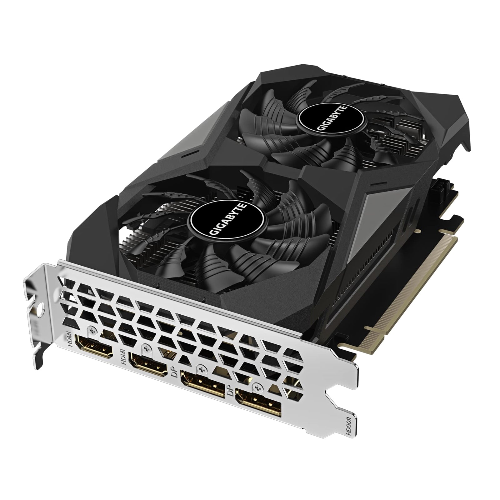 Gigabyte NVIDIA GeForce RTX 3050 WINDFORCE OC V2 6G Graphics Card, 6GB GDDR6, 2304 CUDA Cores, 1477 MHz Core Clock, Dual Fan, 2x DisplayPorts / 2x HDMI Ports