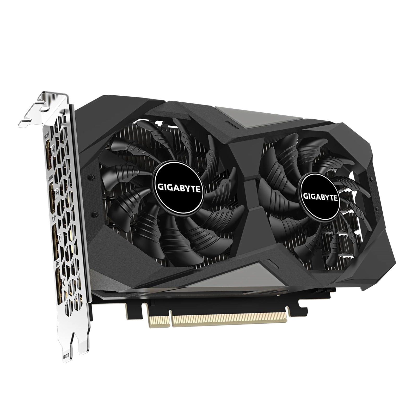 Gigabyte NVIDIA GeForce RTX 3050 WINDFORCE OC V2 6G Graphics Card, 6GB GDDR6, 2304 CUDA Cores, 1477 MHz Core Clock, Dual Fan, 2x DisplayPorts / 2x HDMI Ports