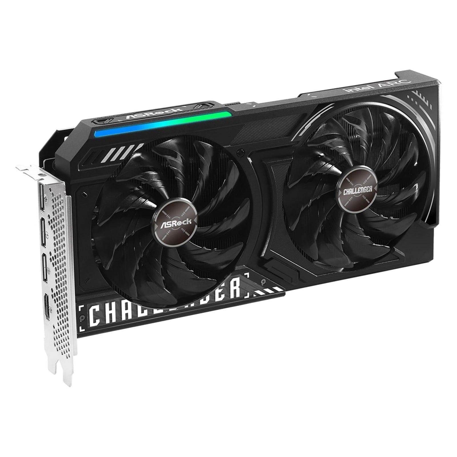 ASRock Intel Arc B580 Challenger 12GB OC Graphics Card, 12GB GDDR6, 2740 MHz Base Clock, Dual Fan, 3x DisplayPorts / 1x HDMI Port