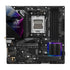 ASRock B850M Riptide WiFi PHANTOM GAMING AMD AM5 Socket Motherboard, Micro-ATX, 4x DDR5 Slots, 3x M.2 Sockets, 2x USB-C Port, Fitted I/O Shield, 2.5GbE LAN, Wi-Fi 7, 1x DisplayPort / 1x HDMI Port