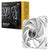 Antec NOVA 120 PWM Fan, White, High-Performance Cooling with Fluid Dynamic Bearing, Precise Three-Phase Speed Control, Industrial-Grade Metal Construction, and Dustproof Design