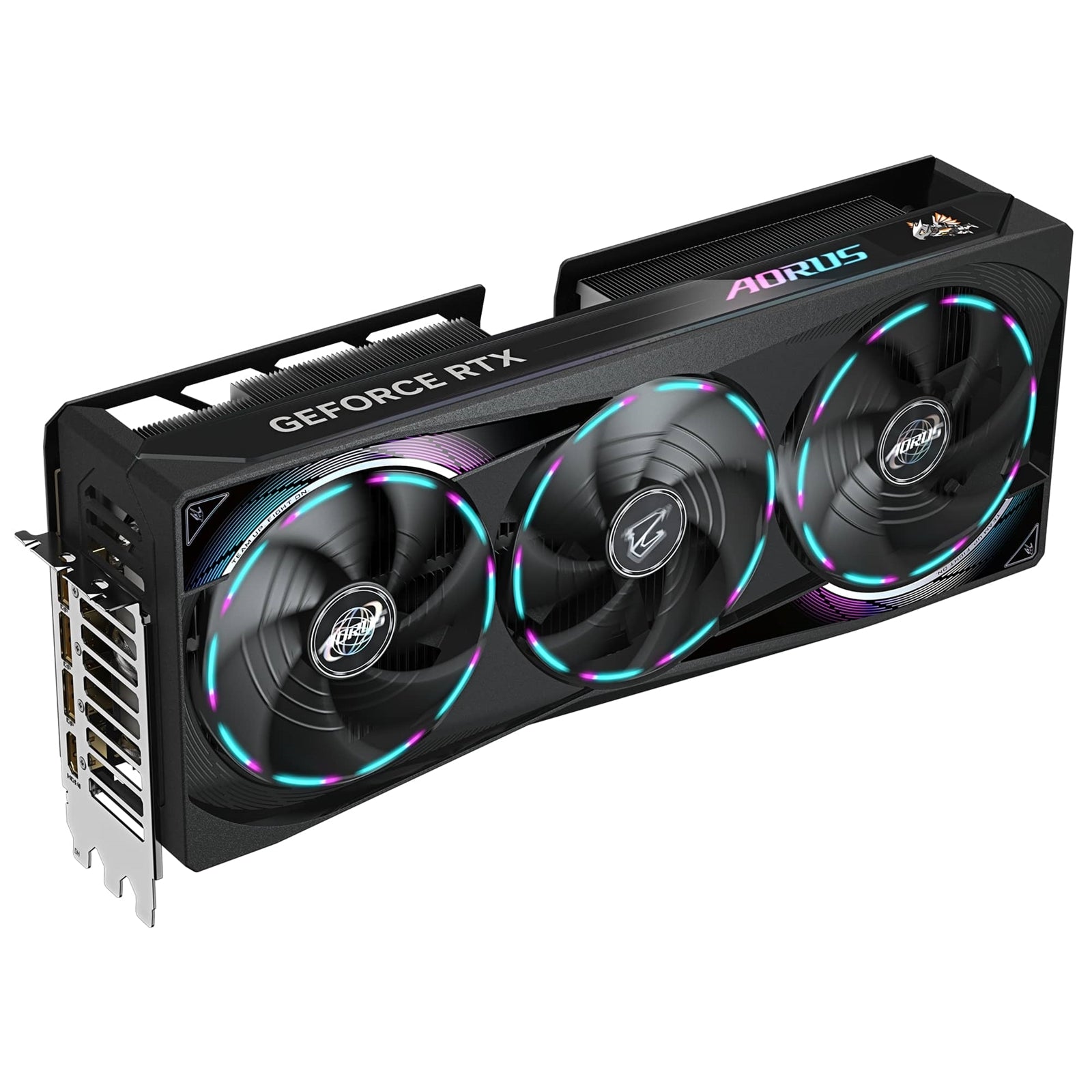 Gigabyte NVIDIA GeForce RTX 5080 AORUS MASTER 16G Graphics Card, 16GB GDDR7, 10752 CUDA Cores, 2805 MHz Core Clock, Triple Fan, RGB, 3x DisplayPorts / 1x HDMI Port