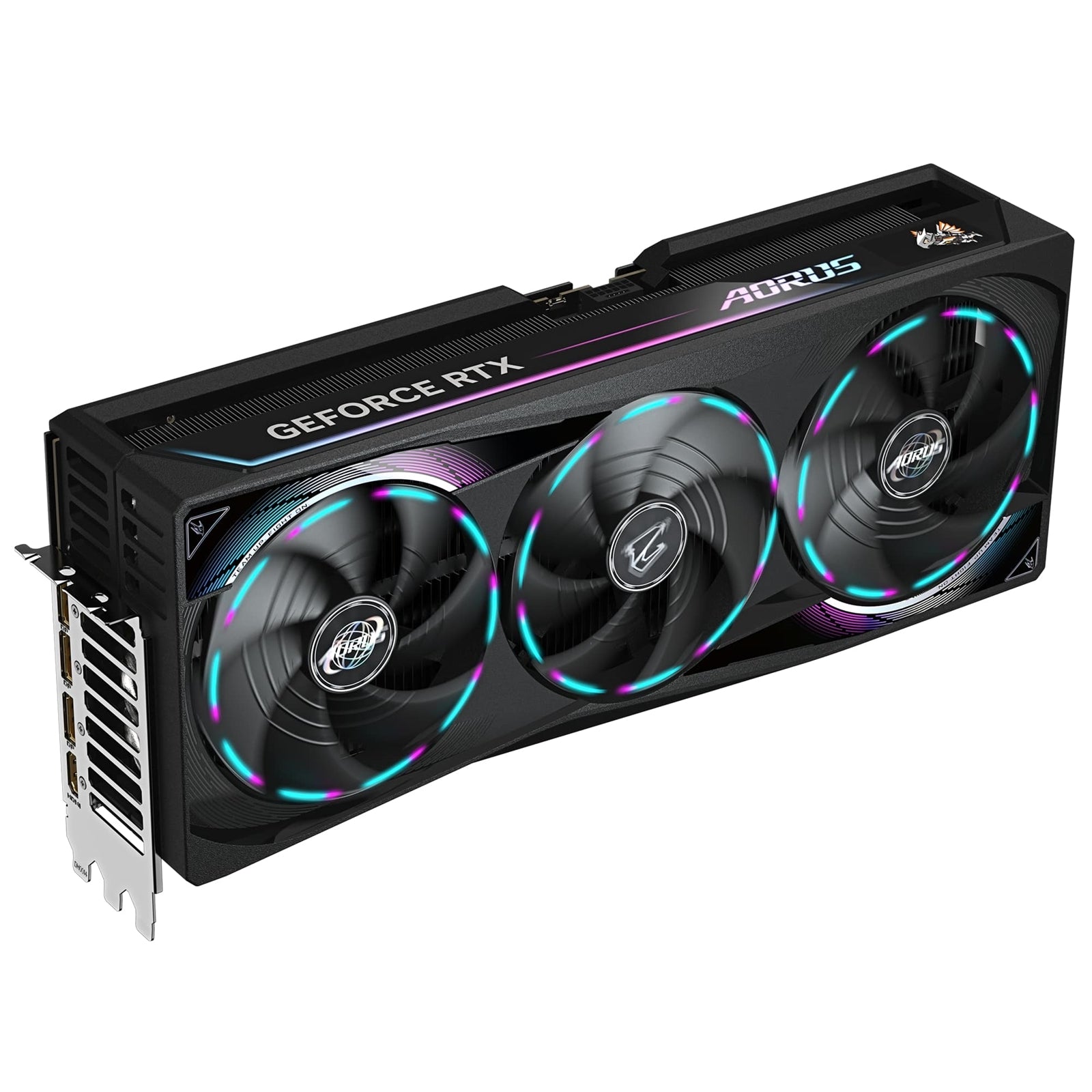 Gigabyte NVIDIA GeForce RTX 5090 AORUS MASTER 32G Graphics Card, 32GB GDDR7, 21760 CUDA Cores, 2655 MHz Core Clock, Triple Fan, RGB, 3x DisplayPorts / 1x HDMI Port