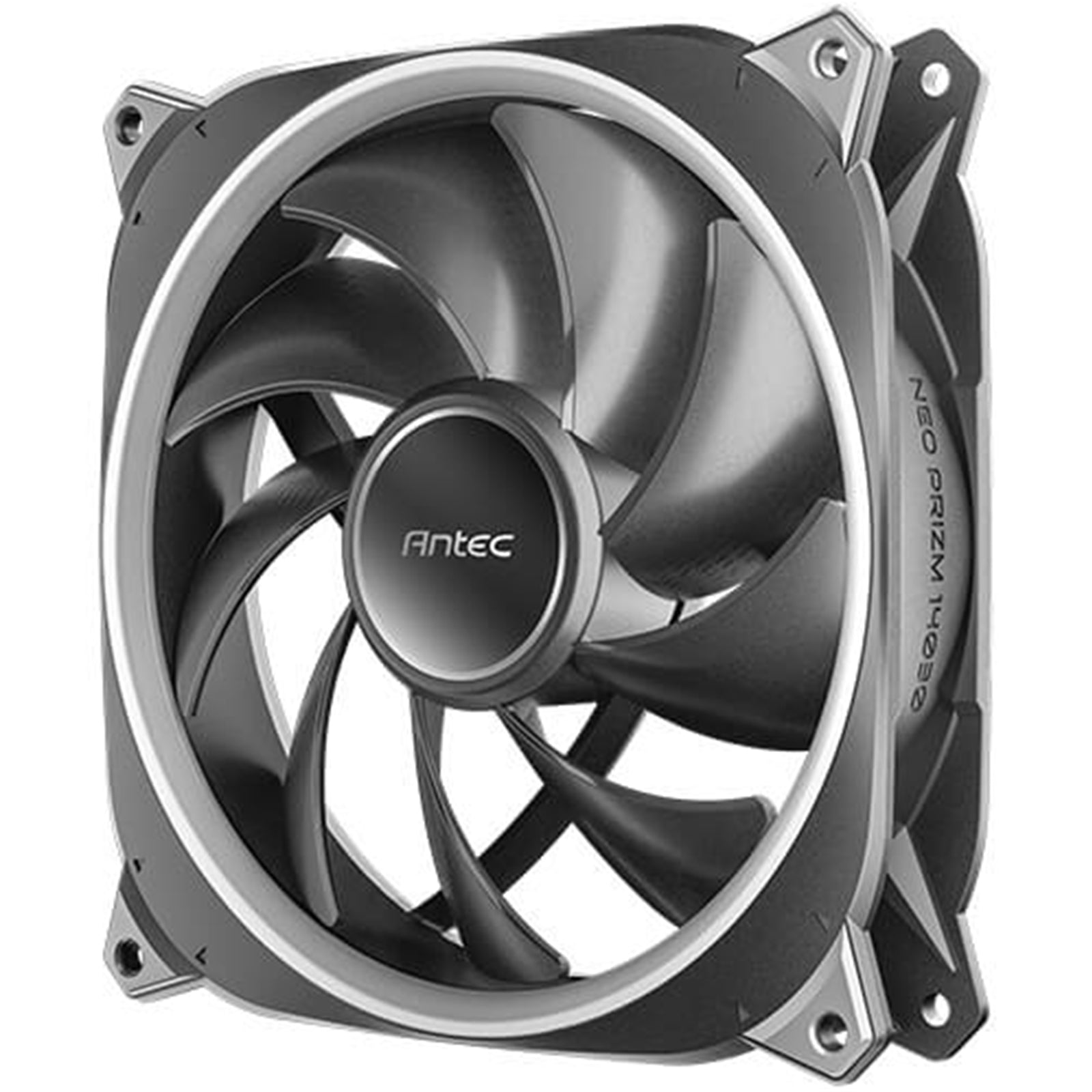 Antec Neo Prizm T3 140 ARGB PWM Case Fan - Hydro Bearing, 600-1500 RPM, Black