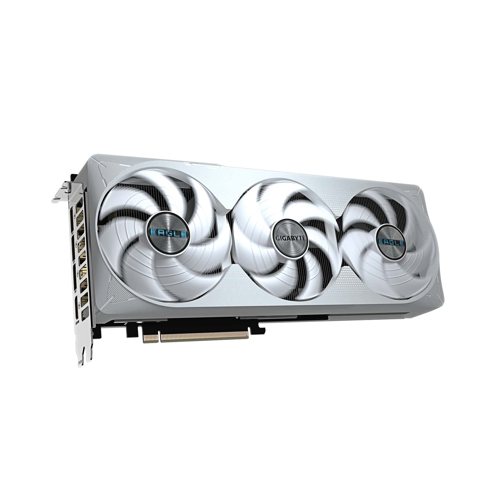 Gigabyte NVIDIA GeForce RTX 5070 Ti EAGLE OC ICE SFF 16G Graphics Card, 16GB GDDR7, 8960 CUDA Cores, 2542 MHz Core Clock, Triple Fan, White, 3x DisplayPorts / 1x HDMI Port