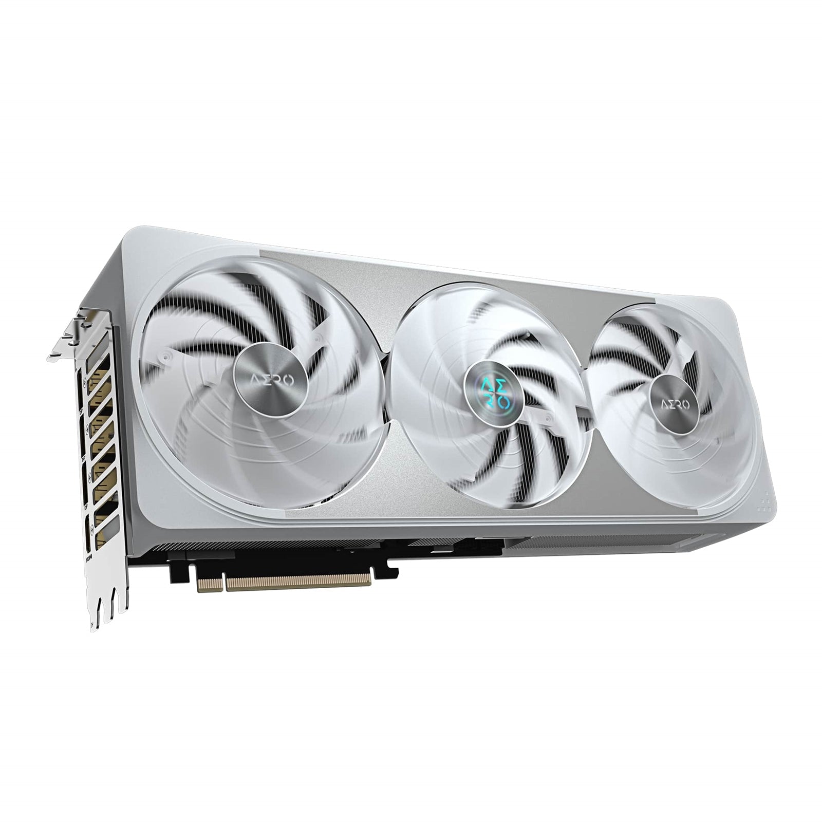 Gigabyte NVIDIA GeForce RTX 5070 Ti AERO OC 16G Graphics Card, 16GB GDDR7, 8960 CUDA Cores, 2588 MHz Core Clock, Triple Fan, White, RGB, 3x DisplayPorts / 1x HDMI Port