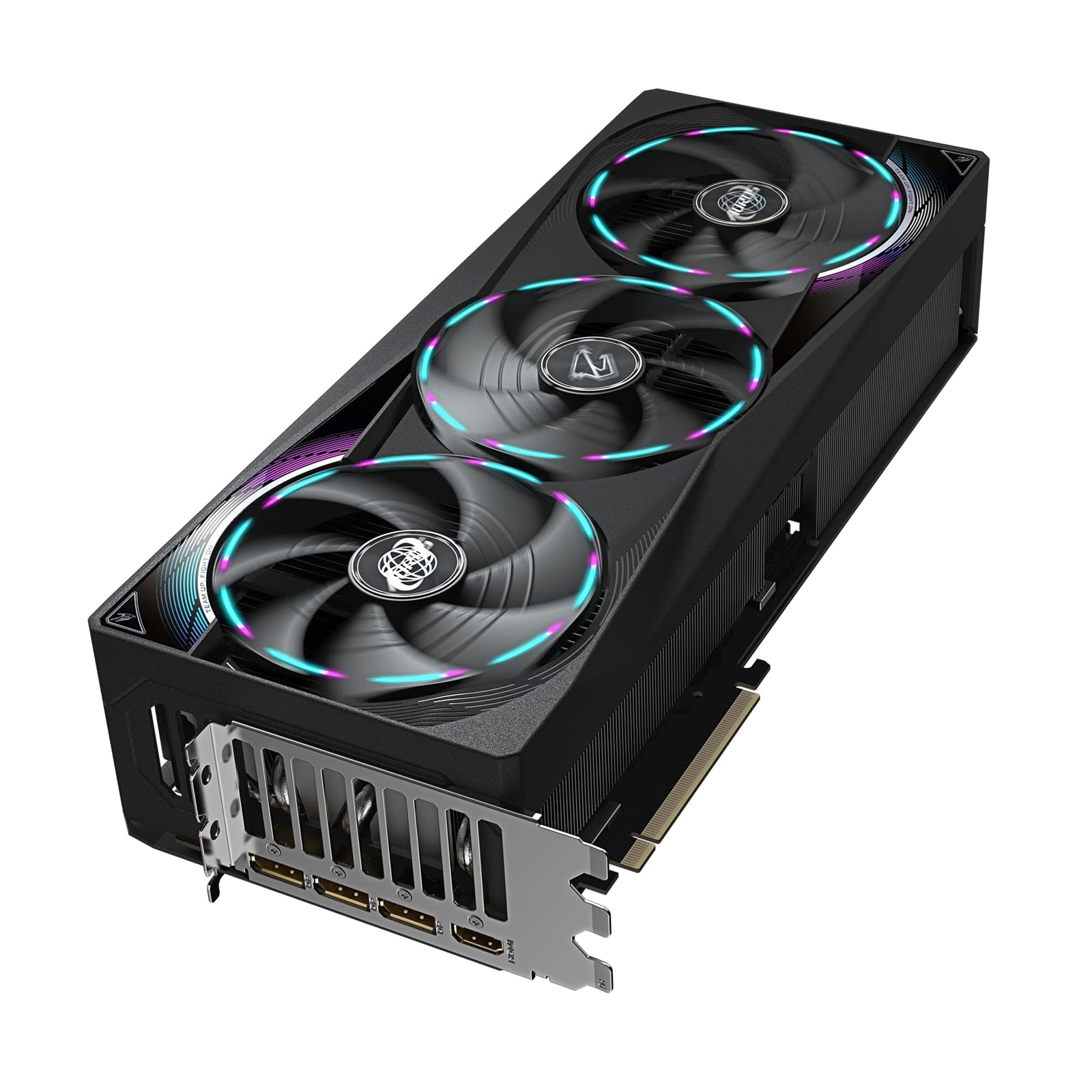 Gigabyte NVIDIA GeForce RTX 5070 Ti AORUS MASTER 16G Graphics Card, 16GB GDDR7, 8960 CUDA Cores, 2588 MHz Core Clock, Triple Fan, RGB, 3x DisplayPorts / 1x HDMI Port