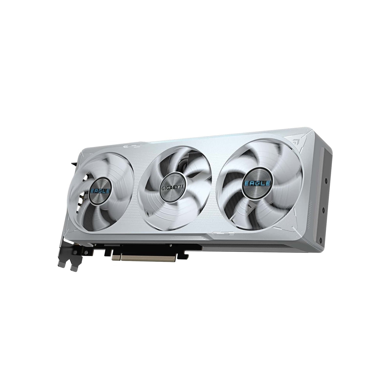 Gigabyte NVIDIA GeForce RTX 5070 EAGLE OC ICE SFF 12G Graphics Card, 12GB GDDR7, 6144 CUDA Cores, 2587 MHz Core Clock, Triple Fan, White, 3x DisplayPorts / 1x HDMI Port