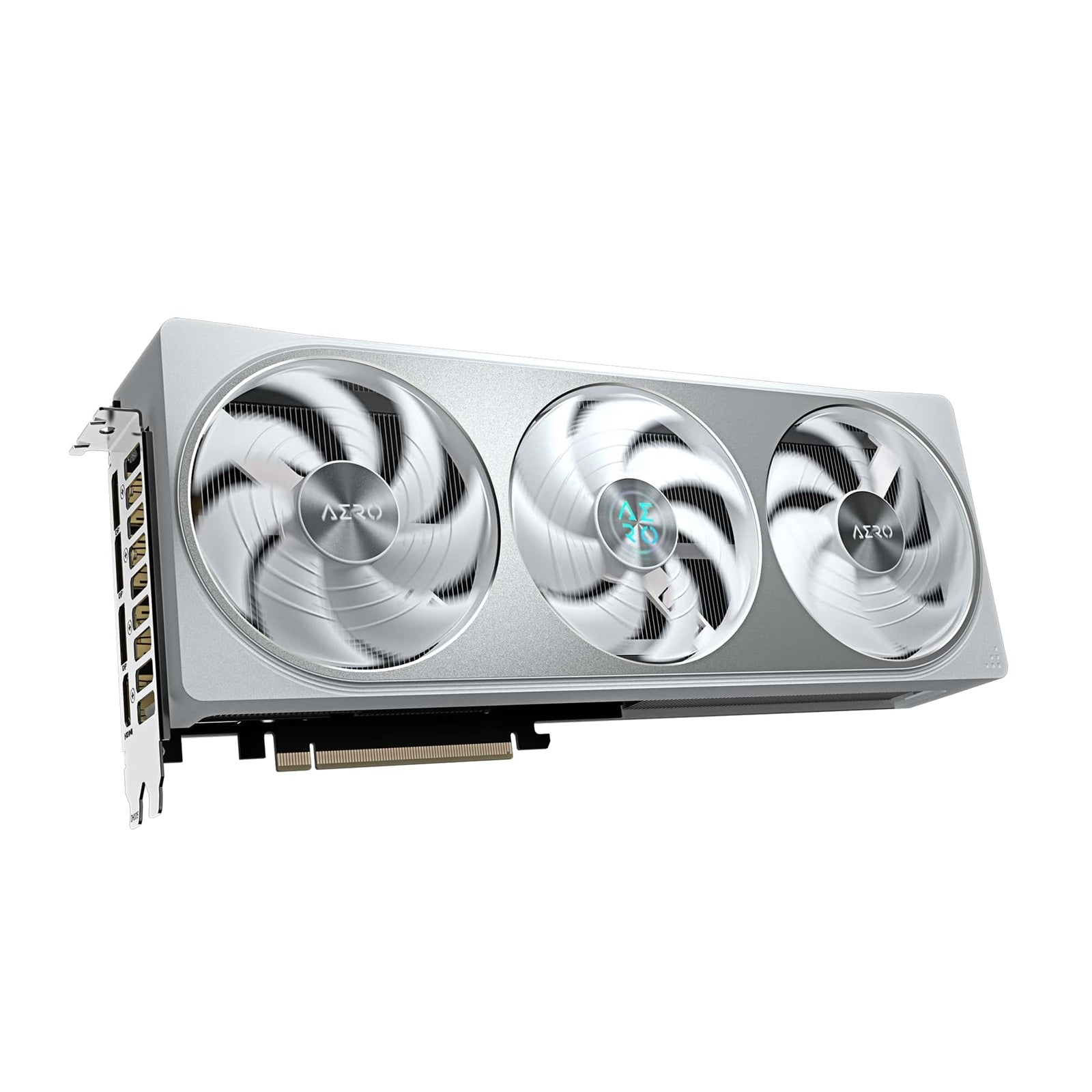 Gigabyte NVIDIA GeForce RTX 5070 AERO OC 12G Graphics Card, 12GB GDDR7, 6144 CUDA Cores, 2625 MHz Core Clock, Triple Fan, White, RGB, 3x DisplayPorts / 1x HDMI Port