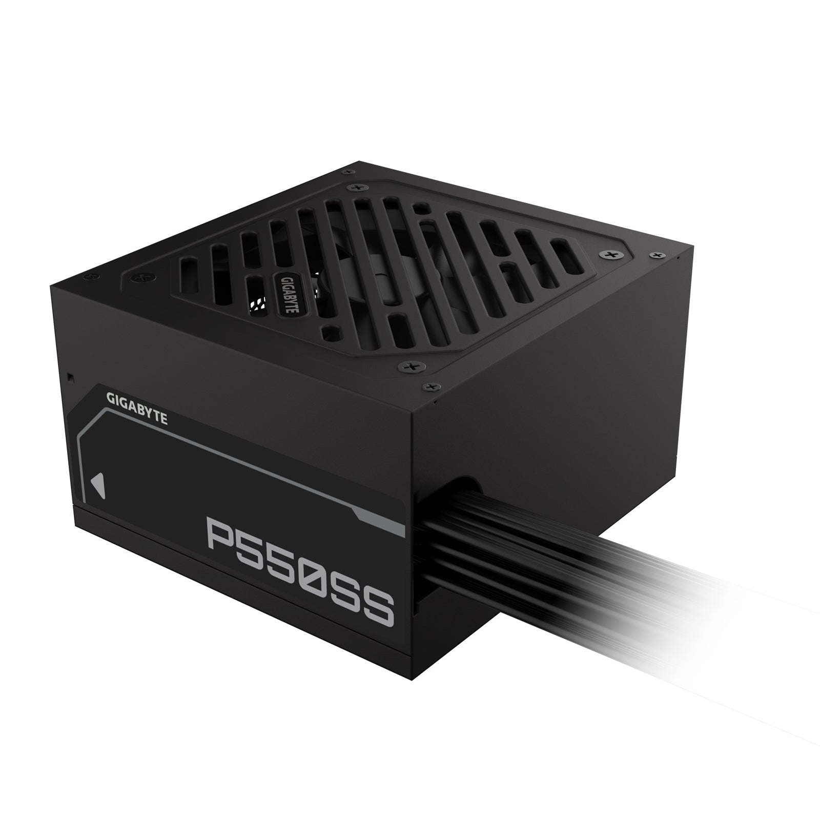 GIGABYTE GP-P550SS 550W 80 PLUS Silver Certified Power Supply - ATX 3.0 Standard, Quiet 120mm Fan, Flat Cable Design, BULK PACK