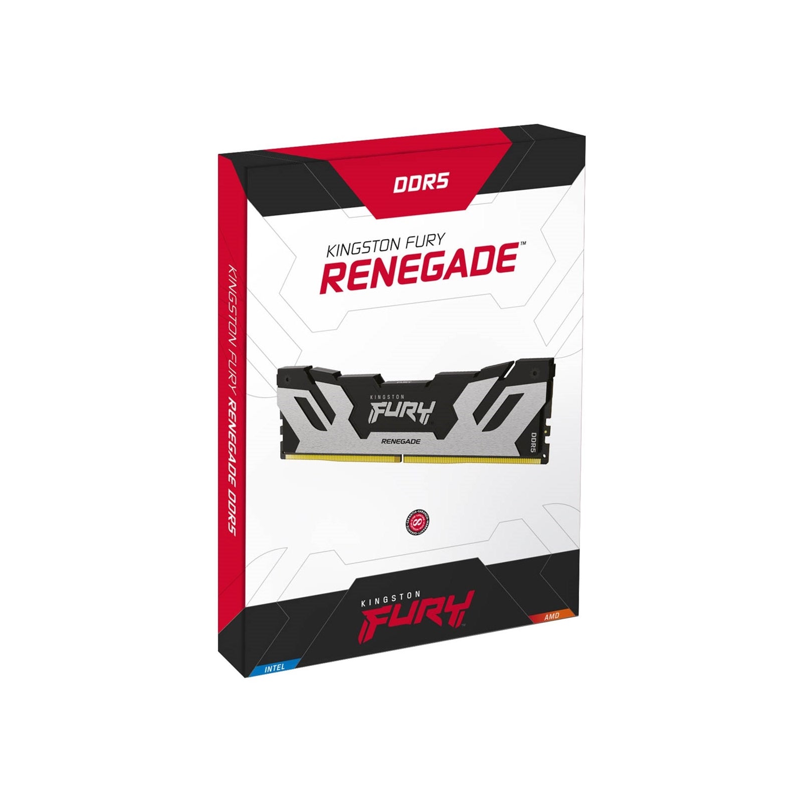 Kingston FURY Renegade KF560C32RSK2-96, 96GB (2x48GB) System Memory, DDR 5, 6000MHz, Silver, 1.35V, CL32, non-ECC Unbuffered