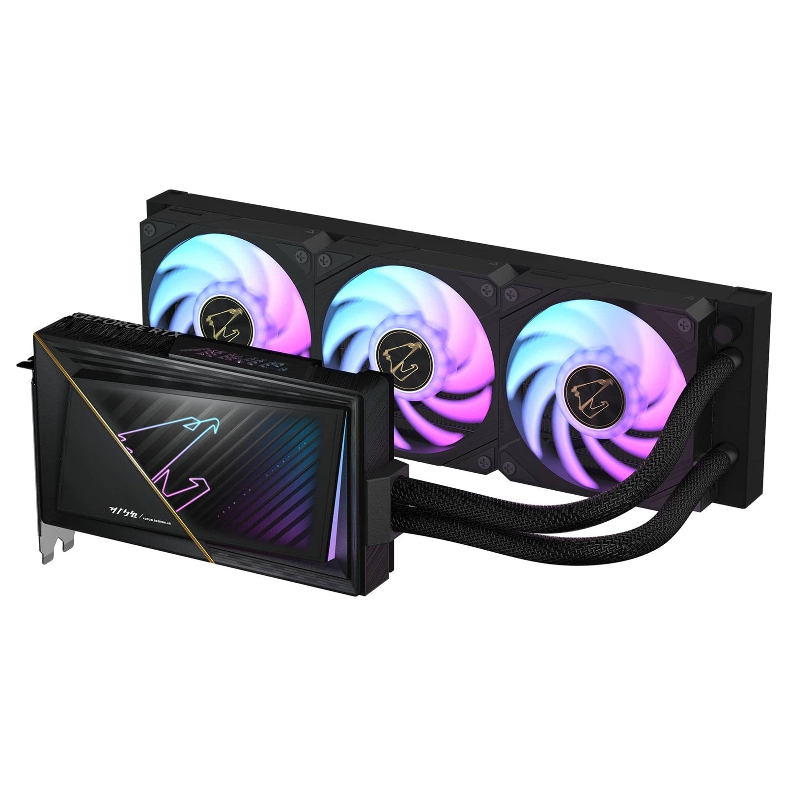 Gigabyte NVIDIA GeForce RTX 5080 AORUS XTREME WATERFORCE 16G Graphics Card, 16GB GDDR7, 10752 CUDA Cores, 2805 MHz Core Clock, Watercooled, RGB, 3x DisplayPorts / 1x HDMI Port