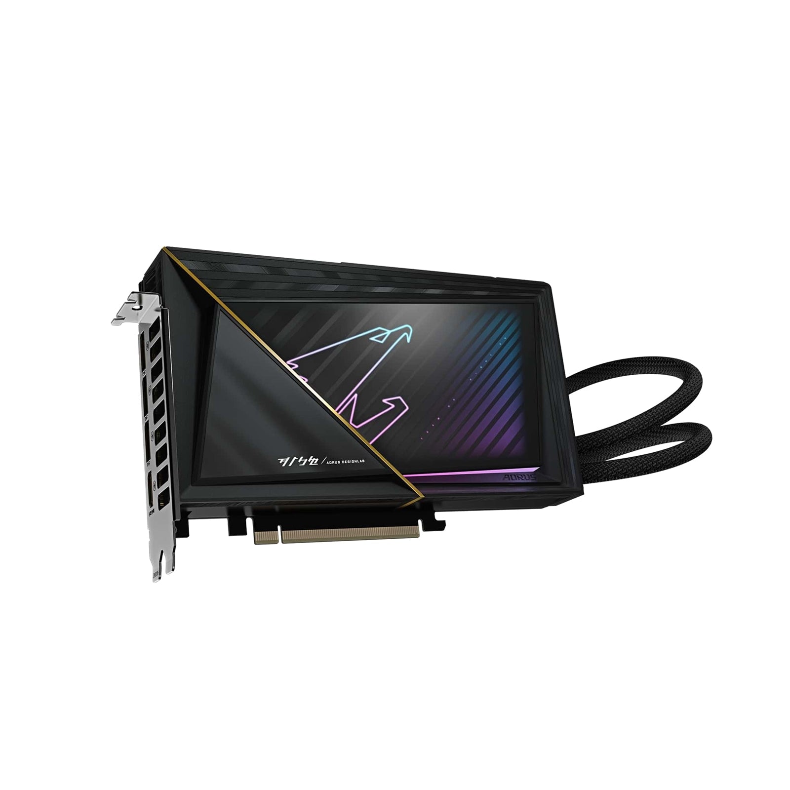 Gigabyte NVIDIA GeForce RTX 5080 AORUS XTREME WATERFORCE 16G Graphics Card, 16GB GDDR7, 10752 CUDA Cores, 2805 MHz Core Clock, Watercooled, RGB, 3x DisplayPorts / 1x HDMI Port