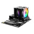 be quiet! Pure Rock Pro 3 LX CPU Cooler, Universal Socket, 2 x Light Wings Fans, 2000RPM, only 34.8dB(A) at maximum fan speed, 250W TDP, 3-year manufacturer's warranty