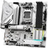 ASRock B850M Steel Legend WiFi AMD AM5 Socket Motherboard, Micro-ATX, 4x DDR5 Slots, 3x M.2 Sockets, 2x USB-C Port, Fitted I/O Shield, 2.5GbE LAN, Wi-Fi 7, 1x DisplayPort / 1x HDMI Port