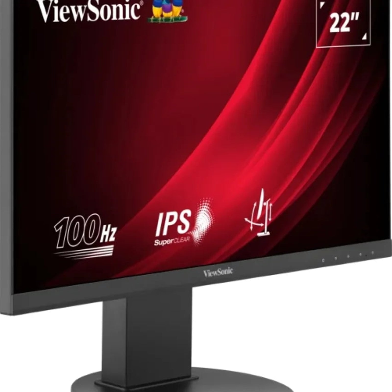 Viewsonic VG Series VG2208A LED Monitor 22 Inch With USB Hub, 1920 x 1080, Full HD Black, 100Hz, 5ms, HDMI, DisplayPort