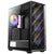 ANTEC AX85 ARGB Case, Black, Mid Tower, 2 x USB 3.0, Tempered Glass Side WIndow Panel, Large Mesh Front Panel for Excellent Cooling Performance, 4 x Addressable RGB Fans Included with Hub