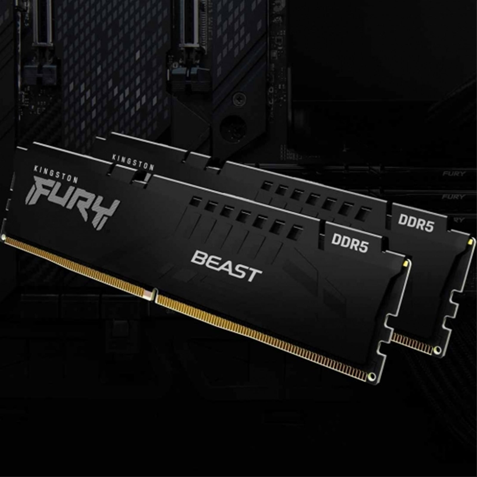 Kingston FURY Beast KF556C40BB-8 8GB System Memory, 5600MT/s, DDR5, CL40, DIMM, Black, AMD EXPO Certified