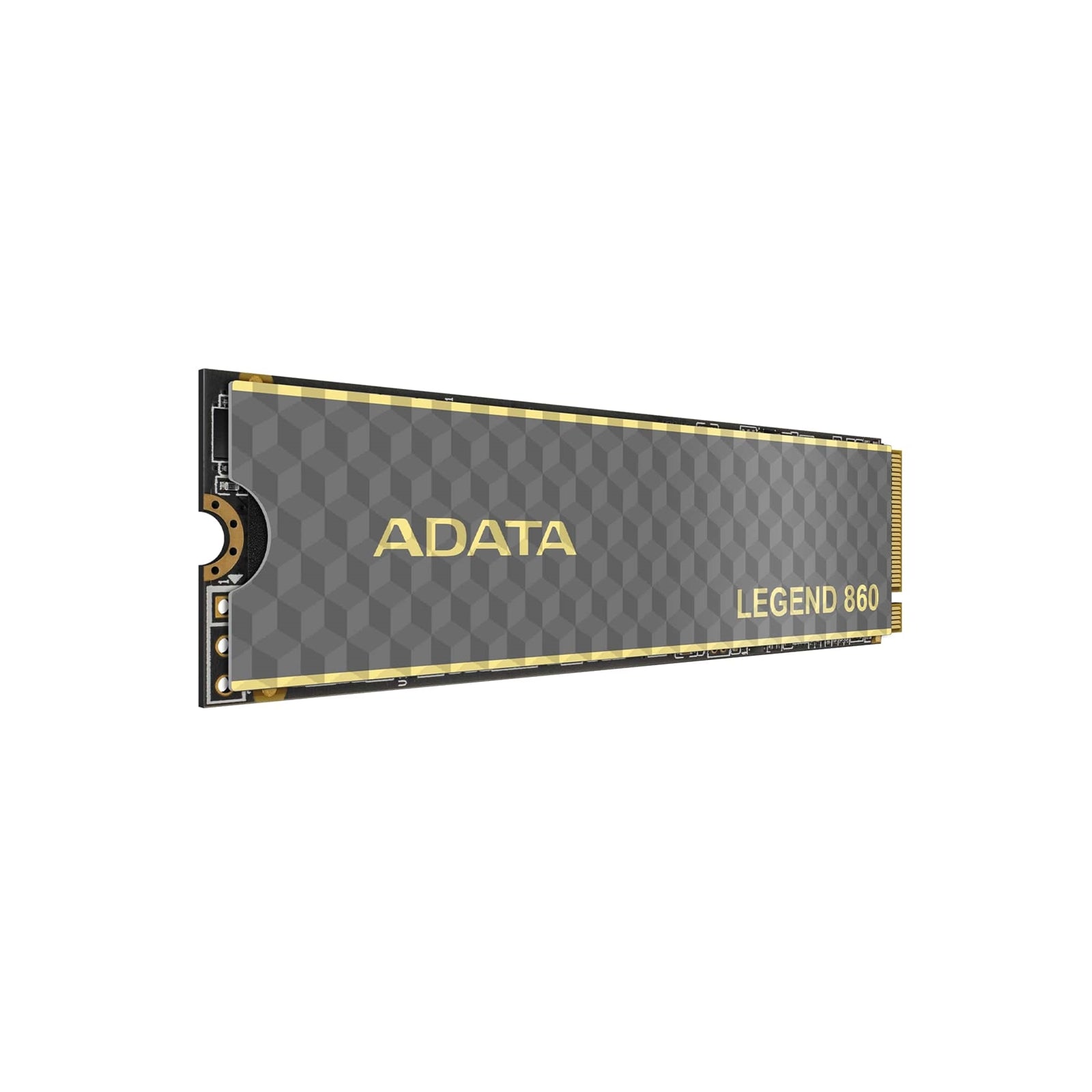 Adata Legend 860 (SLEG-860-2000GCS) 2TB NVMe SSD, PCIe Gen4, M.2 Interface, 2280, Read 6000 MB/s, Write 5000 MB/s, Heatsink 5 Year Warranty