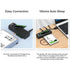 Maiwo USB Type-C, Dual Bay HDD/NVMe M2 SSD 10Gbps Clone Converter For 2.5" and 3.5" SATA