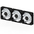 Gigabyte AORUS EZ Chain Fan 120 Ice 120mm ARGB Fans with Easy Daisy-Chain Setup 3-Pack Black