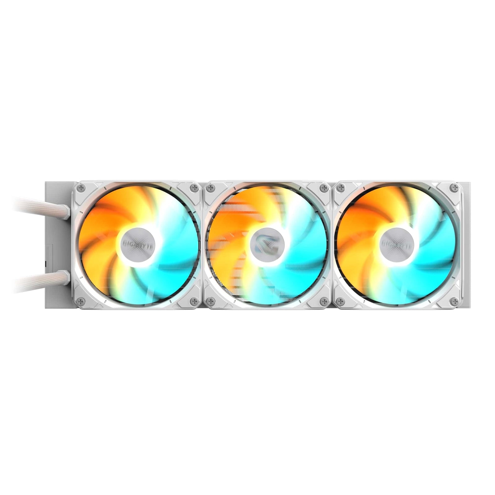GIGABYTE GP-GIGABYTE GME ICE 360 All-in-One Liquid CPU Cooler – 360mm Radiator, ARGB Lighting, Teflon Tubing, and Magnetic Rotating Cover