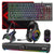 Marvo Scorpion 6-Product Gaming & Streaming Bundle featuring 80% TKL Multimedia Keyboard, Programmable USB Mouse, Non-Slip Mousepad, PC & Console-Compatible RGB Gaming Headset, RGB Stereo Soundbar & USB Streaming Microphone
