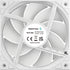 DeepCool FD12 120mm Case Fan 3-Pack, PWM Control, High Airflow, Low Noise, Hydro Bearing, White, Anti-Vibration Pads, 4-Pin Connector