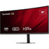 Viewsonic VA3820C 38 Inch UltraWide Quad HD LED Curved Monitor with USB-C Hub, 4.8ms,  HDMI, Display Port, 3840 x 1600, 75Hz, Speakers, Height Adjustable, Black