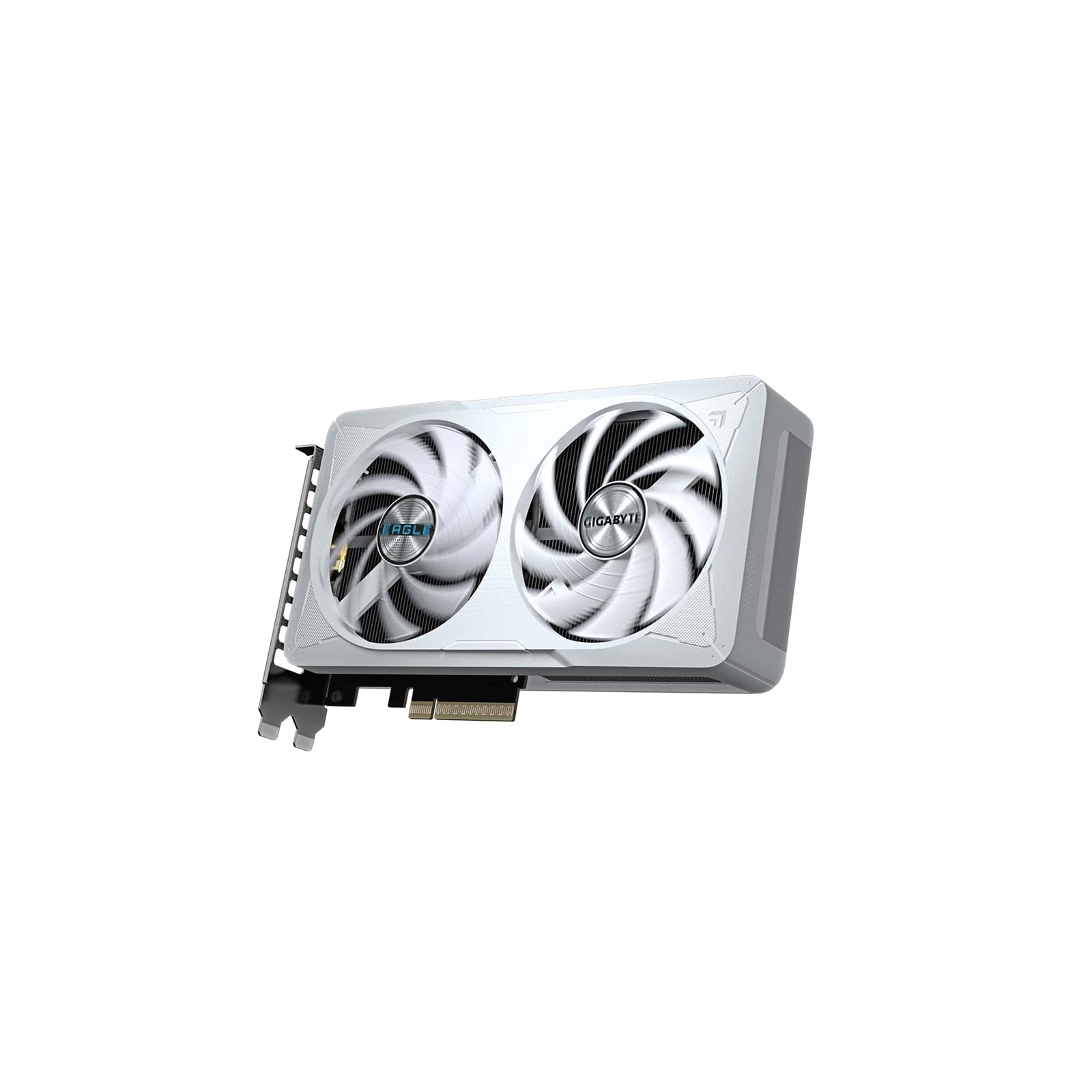 Gigabyte NVIDIA GeForce RTX 5060 EAGLE OC ICE 8GB GDDR7 Graphics Card, 3840 CUDA Cores, 2550 MHz Core Clock, Dual Fan, White, 3x DisplayPorts / 1x HDMI Port