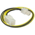 4-Pin ATX (M) to 4-Pin ATX (F) 0.28m Black and Yellow OEM Internal Extension Cable