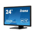 iiyama PROLITE T2452MSC-B1  24 inch IPS Monitor, Full HD, 5ms, USB Hubx2, HDMI, DisplayPort, 60Hz, Speakers, Black, ACR, Internal PSU
