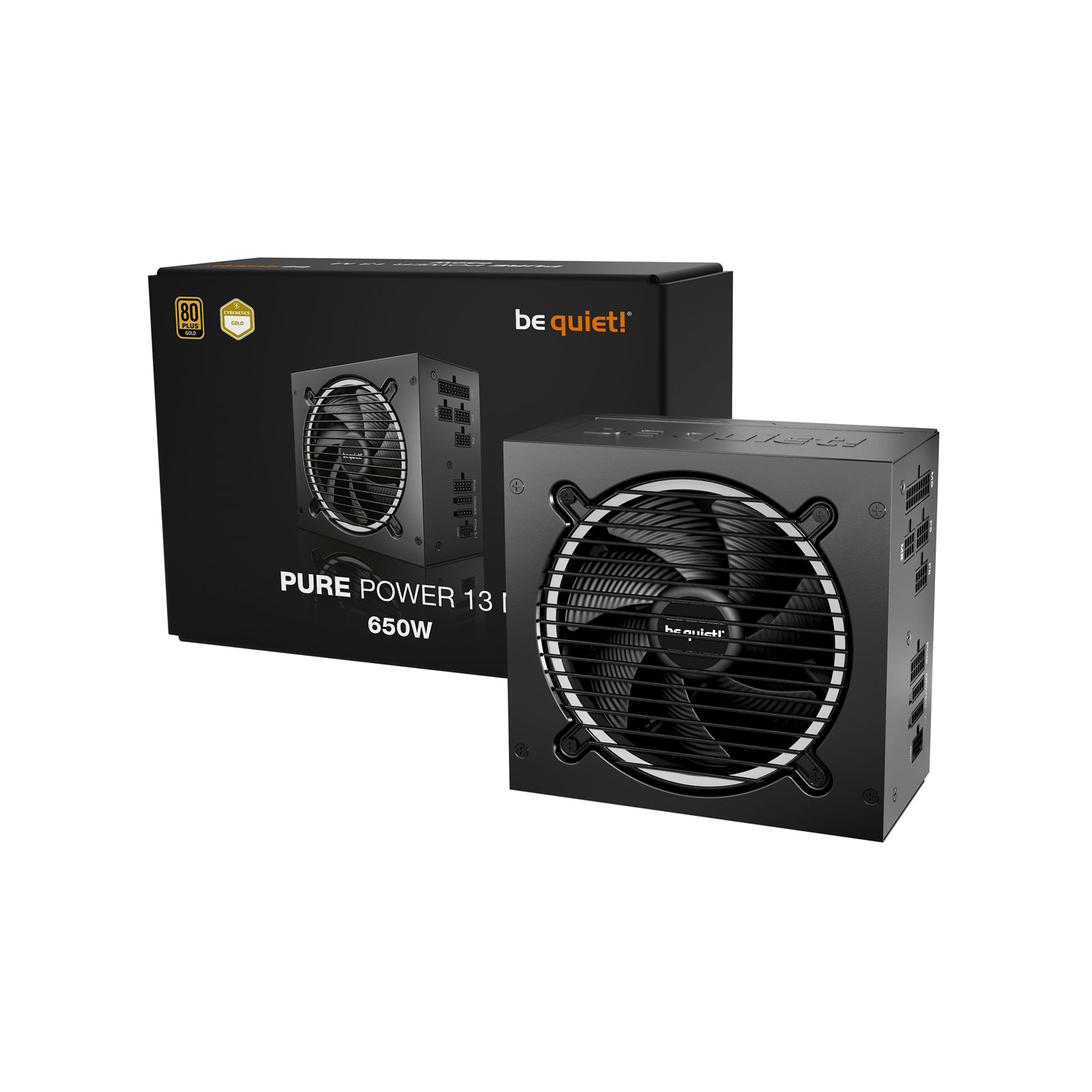 be quiet! Pure Power 13 M 650W is ATX 3.1 compliant and PCIe 5.1 compatible, 10-year manufacturer's warranty