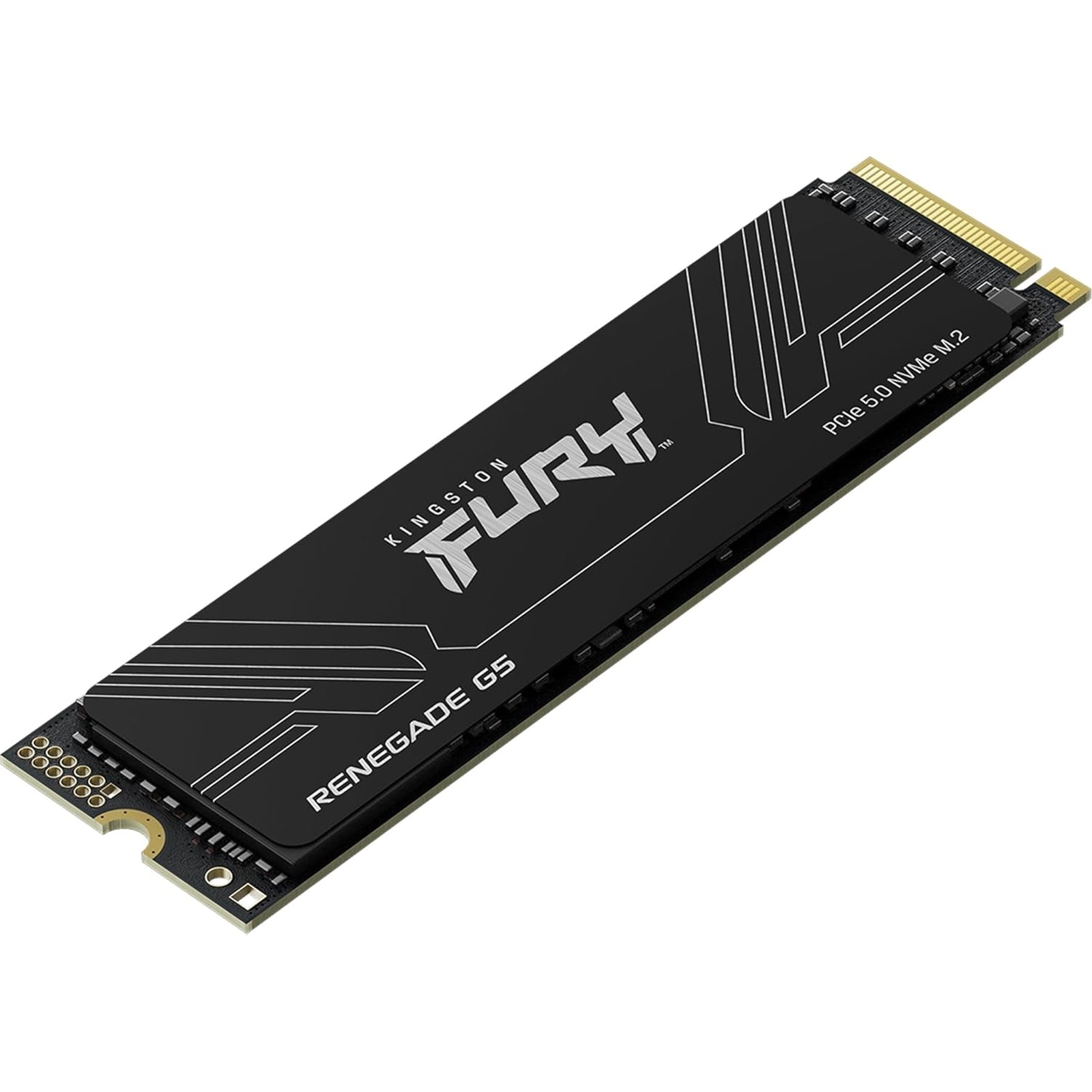 Kingston FURY Renegade (SFYR2S/1T0 ) 1TB NVMe SSD, M.2 Interface, PCIe 5.0 x4 NVMe, 2280, Up to 14,200MB/s read, 11,000MB/s write, Limited 5-year warranty with free technical support.