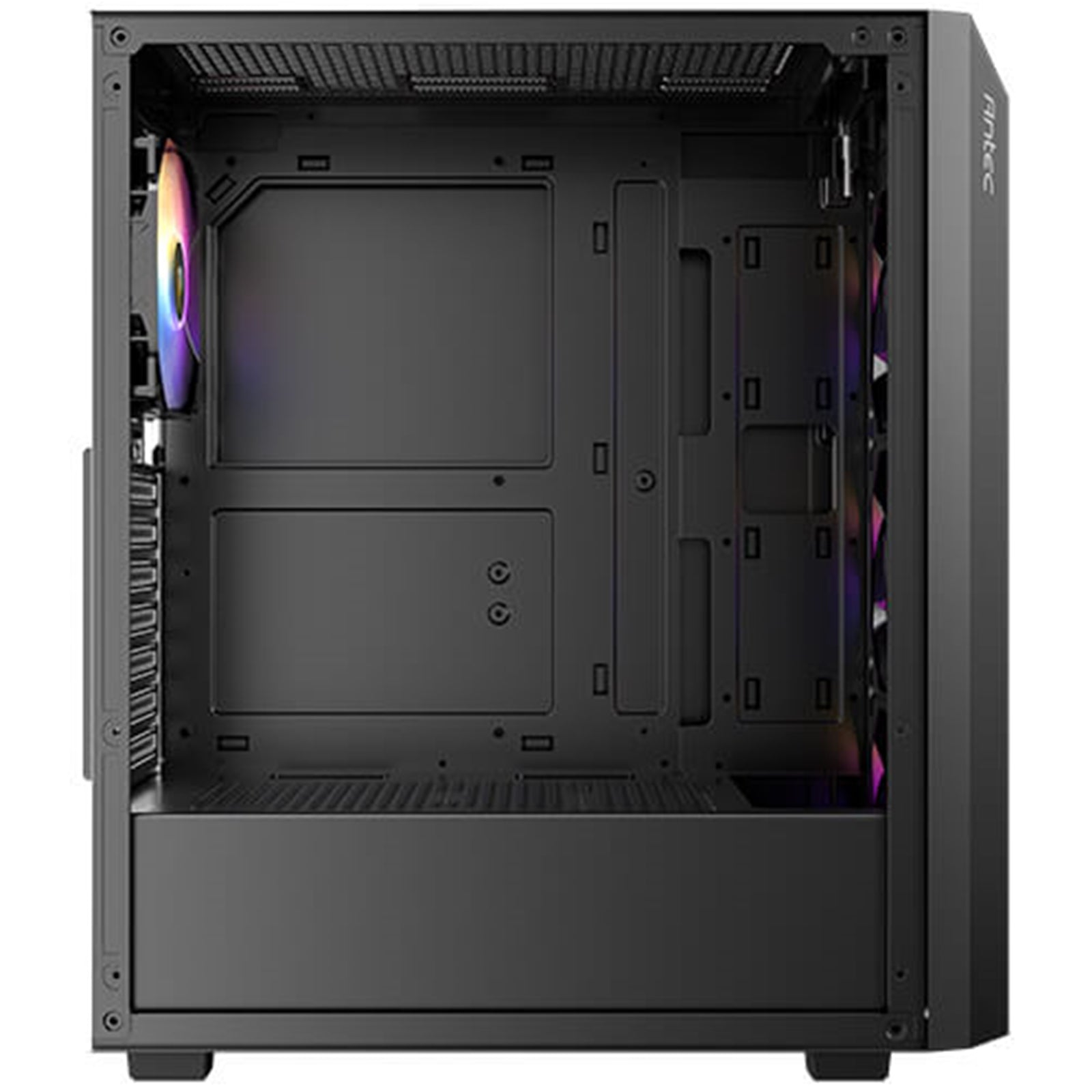 Antec AX67 ARGB Mid-Tower Gaming PC Case, Full Mesh Front, Tempered Glass, 4 x 120mm ARGB Fans, ATX/Micro-ATX/ITX Compatible