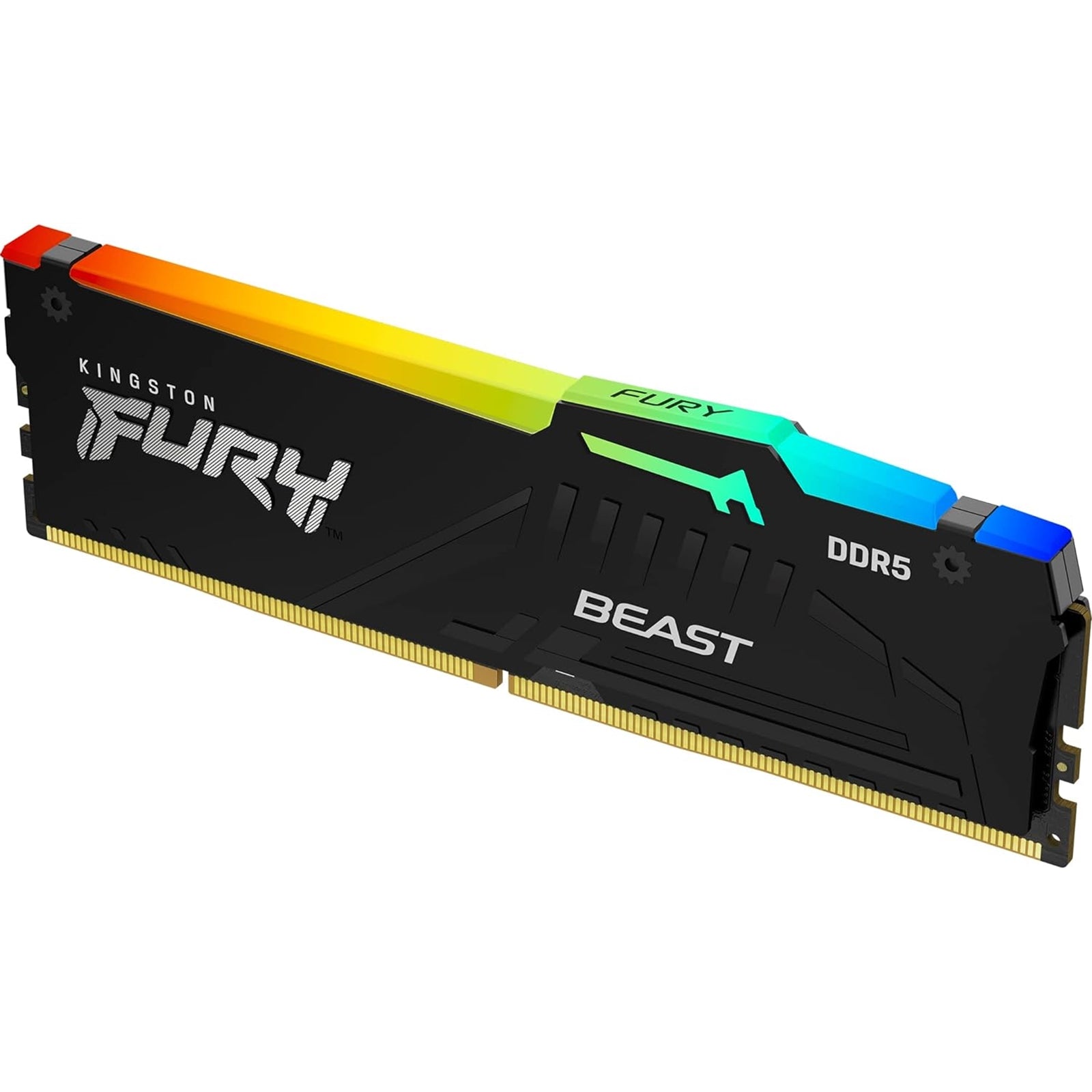 Kingston Fury Beast KF556C40BBAK4-128 128GB (32GB x4) DDR5, 5600MHz, CL40, DIMM, RGB, System Memory
