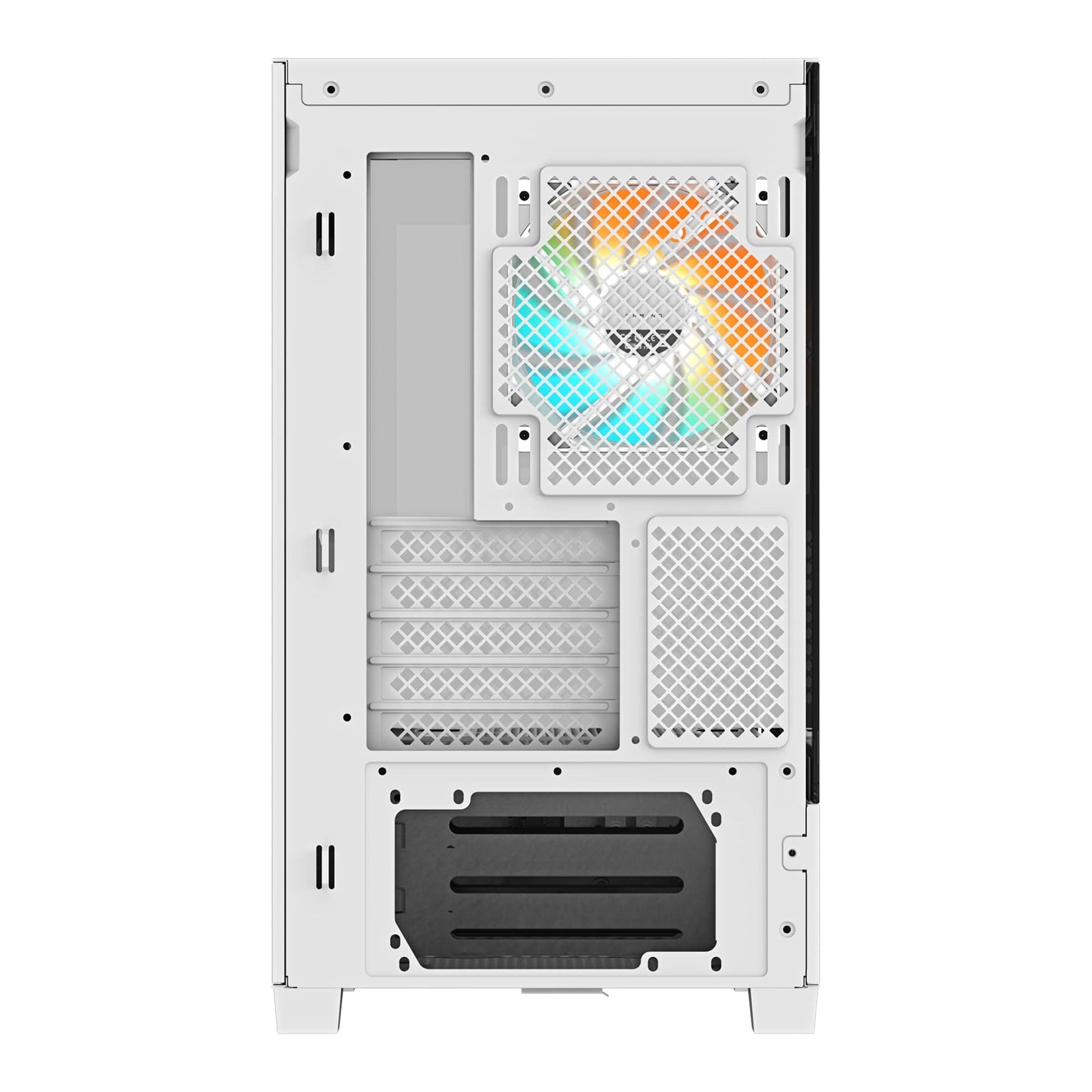 GIGABYTE C201 PANORAMIC ICE RGB Gaming PC Case, Tempered Glass, Optimized Airflow, mini-ITX/m-ATX