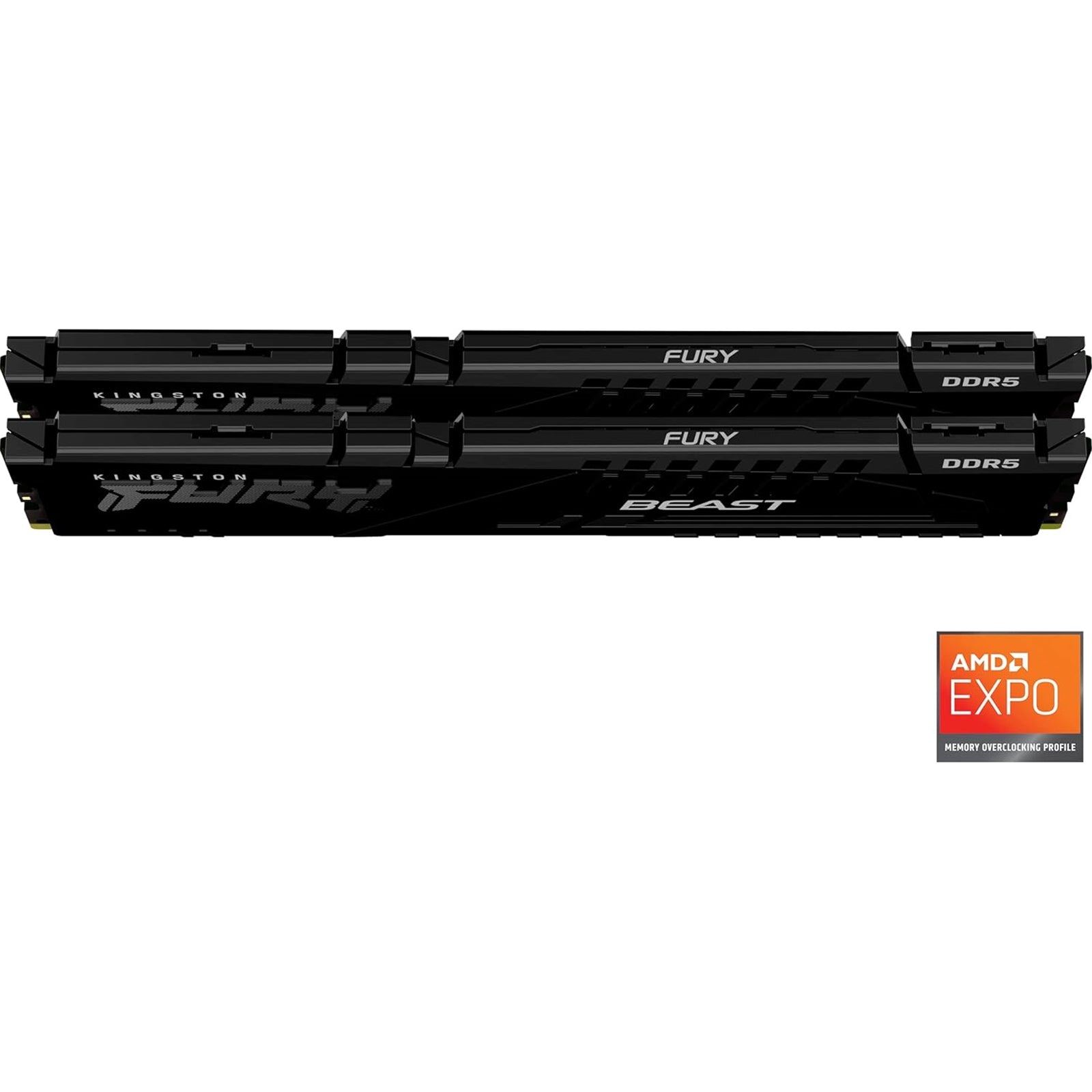 Kingston FURY Beast (KF556C36BBEK2-128)128GB (64GB x2),  DDR5 5600MT/s Memory DIMM - Black